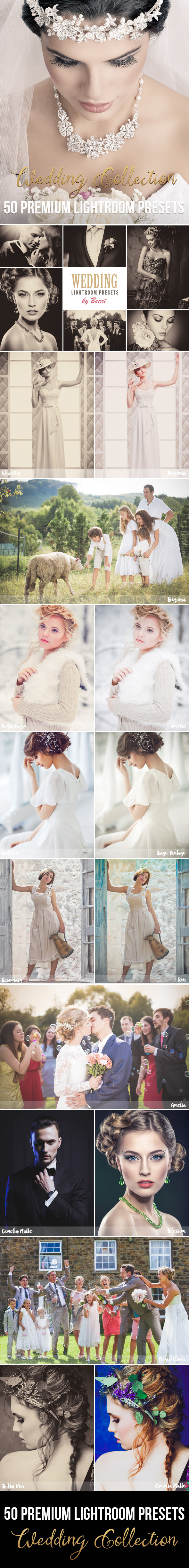 50 Premium Wedding Lightroom Presets by beart-presets | GraphicRiver 
