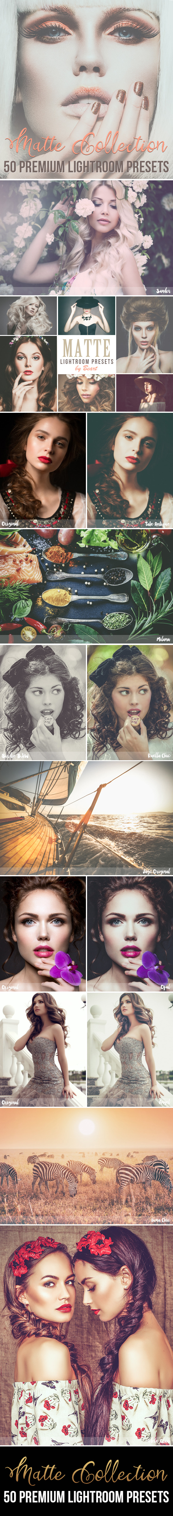 50 Premium Matte Lightroom Presets by beart-presets | GraphicRiver 