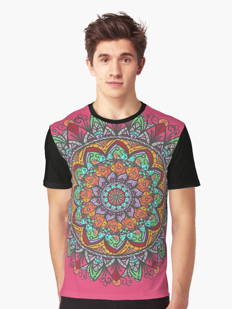 Camiseta gráfica «Great #mandala Hand Made 1» de angeldecuir | Redbubble 