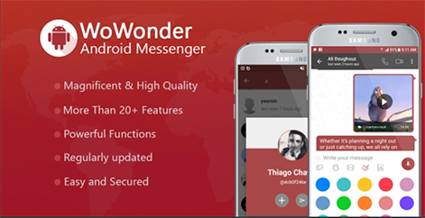 WoWonder Android Messenger - Mobile Application for WoWonder Social Script