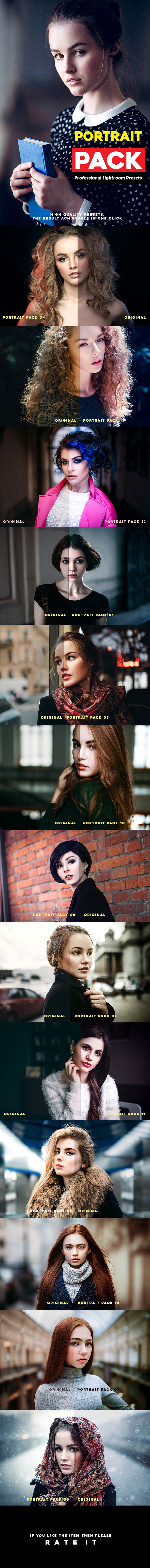 Portrait Pack 14 Professional Lightroom Presets by h_s | GraphicRiver