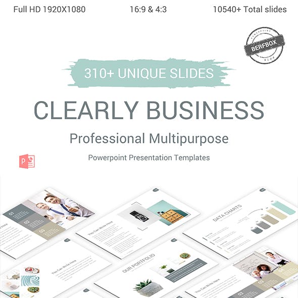 Clearly Business Powerpoint Presentation Template by BerfBox | GraphicRiver 