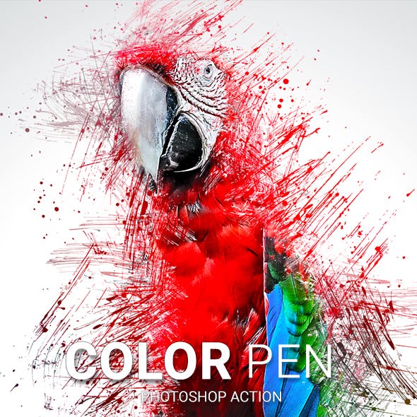 Color Pen Photoshop Action by denis154 | GraphicRiver 