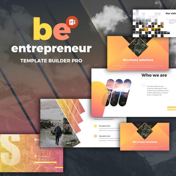 Entrepreneur Powerpoint by EvgenyBagro | GraphicRiver 