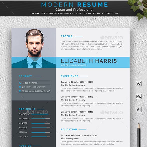 Resume by DesignDevisers | GraphicRiver