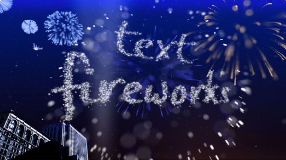 Text Fireworks by steve314 | VideoHive