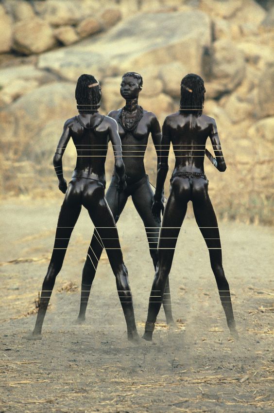  Nubian Warrior Women - Leni Riefenstahl edited by- teiq