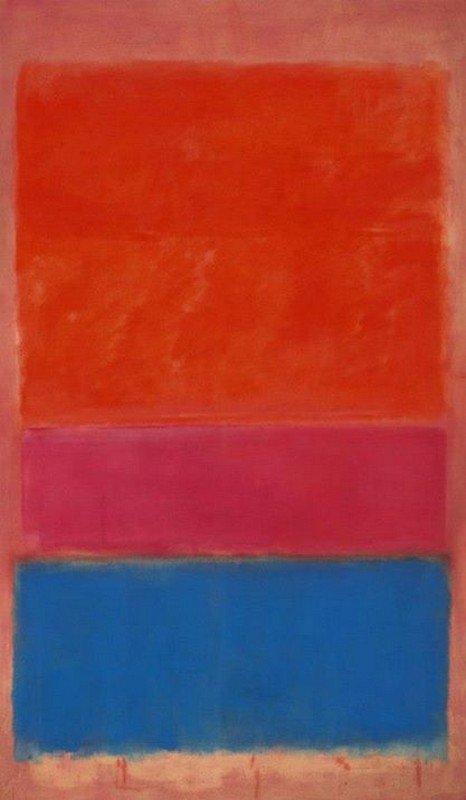 Mark Rothko
ROYAL RED AND BLUE - 1954