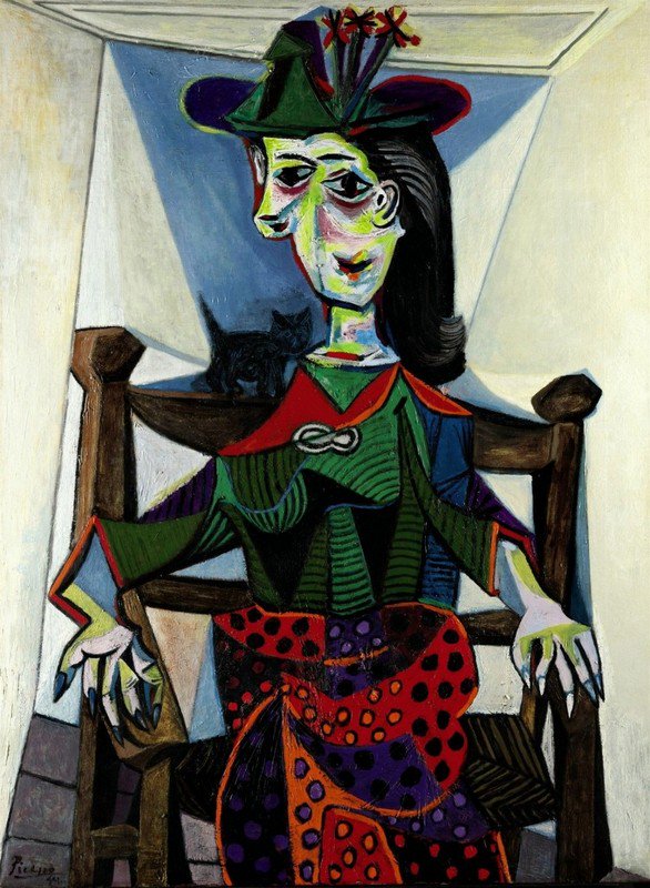 Pablo Picasso
DORA MAAR AU CHAT - 1941