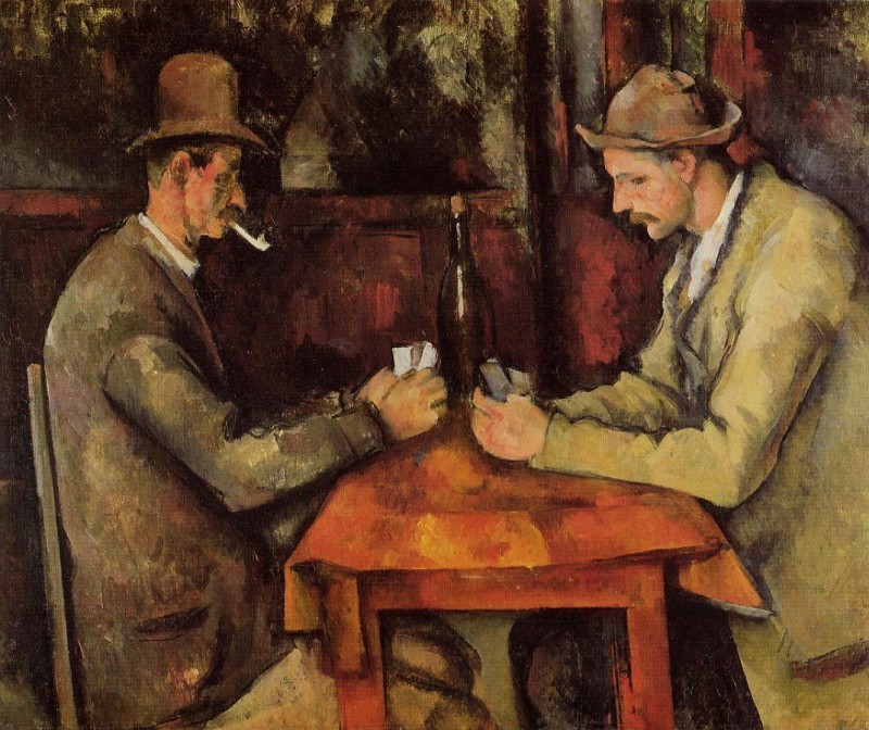Paul Cézanne
LES JOUEURS DE CARTES - 1895
