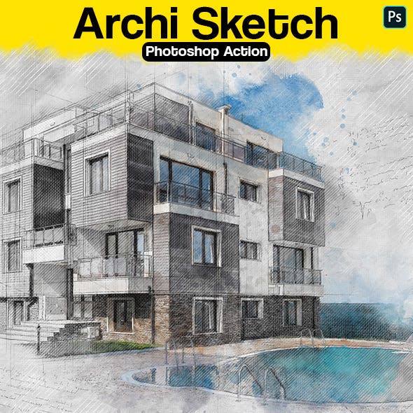 Archi Sketch Photoshop Action
by Eugene-design in Photo Effects