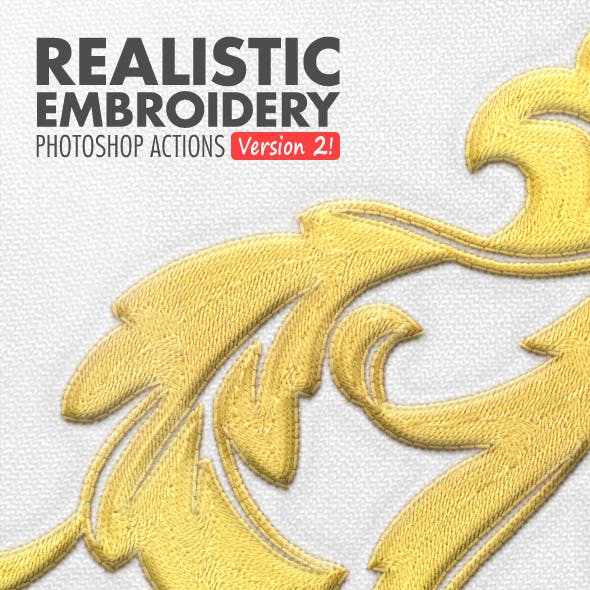 Realistic Embroidery - Photoshop Actions
by BlackNull in Utilities