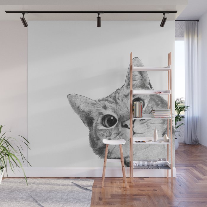 sneaky cat Wall Mural
- Laura Graves