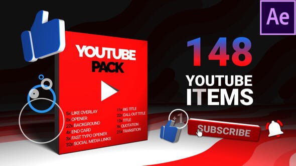 Youtube Pack por LLmotion
