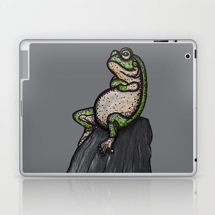 Cool frog Laptop & iPad Skin
