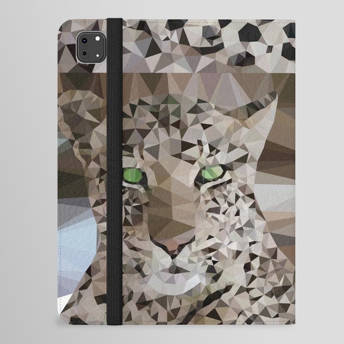 Leopard lowpoly iPad Folio Case
