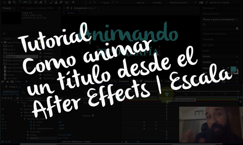 Como animar un título en After Effects | Escala Como animar un título en After Effects | Escala