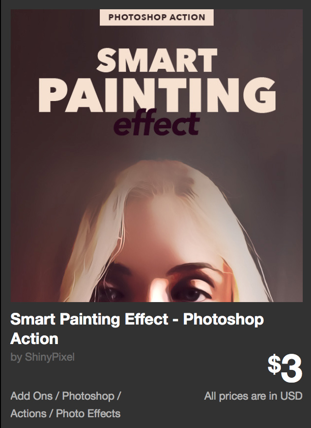 Smart Painting Effect - Photoshop Action by ShinyPixel | GraphicRiver 