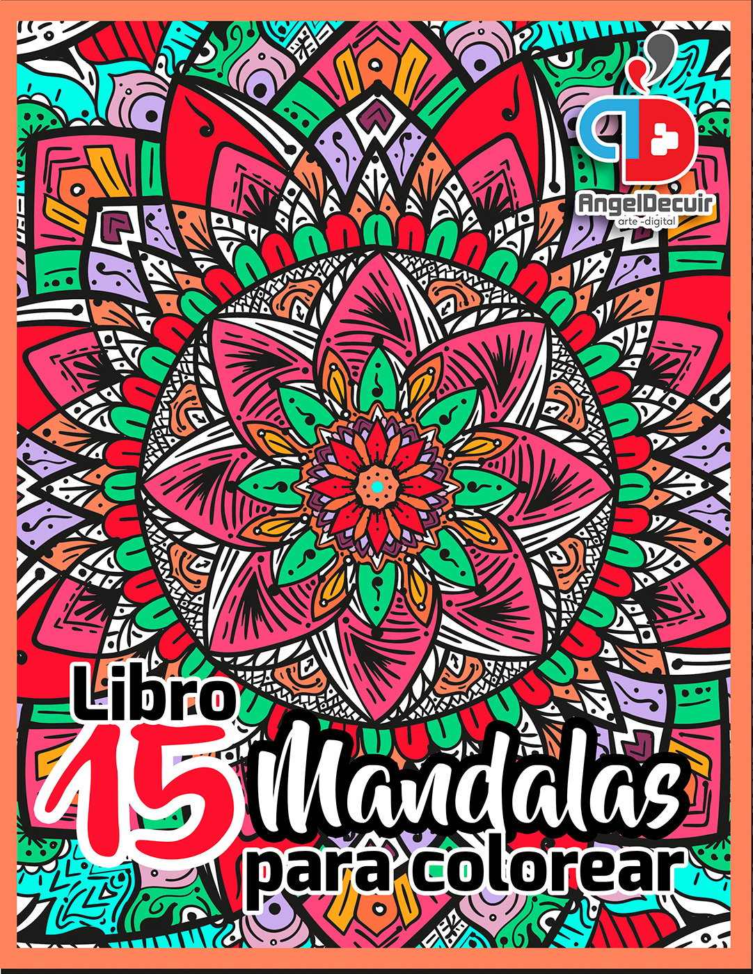 Libro 15 Mandalas para colorear en Kichink