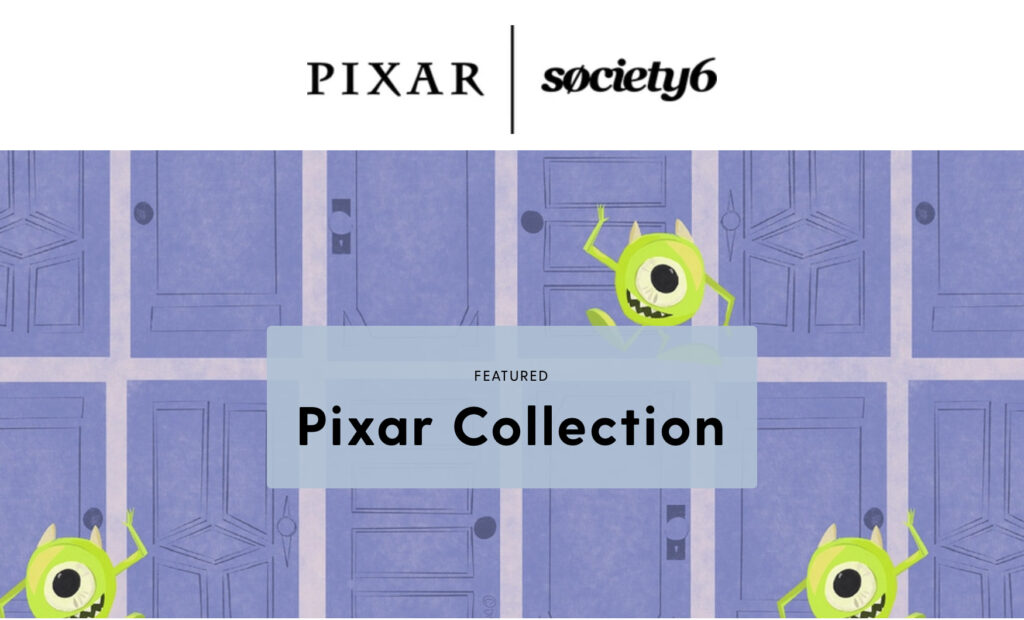 Disney Pixar lanza colección de art prints en Society6