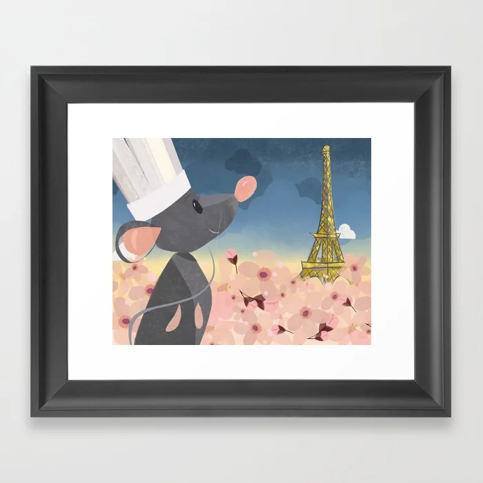 “Ratatouille - Floral” by Meghann O’Hara Framed Art Print