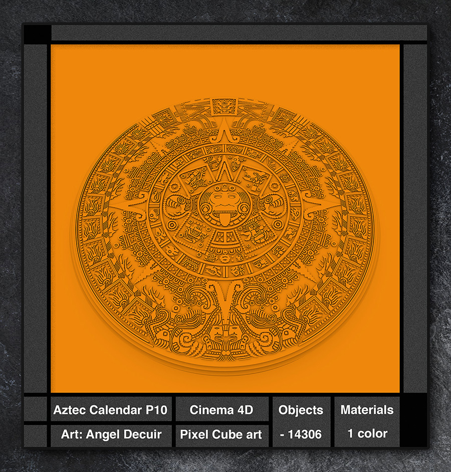 Aztec Calendar P10 NFT in OpenSea