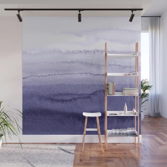 WITHIN THE TIDES ICELAND LUPINS by Monika Strigel Wall Mural by Monika Strigel
