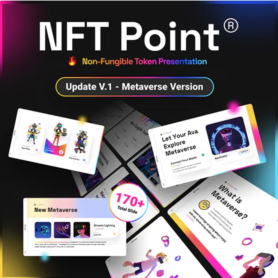 NFT Creative Digital Assets PowerPoint Template By BrandEarth
