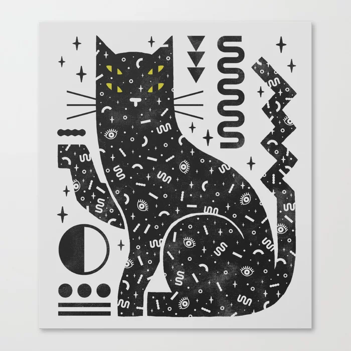 Magic Cat Canvas Print por Camille Chew