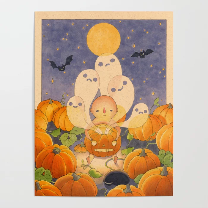 Spooky Season Poster por Felicia Chiao