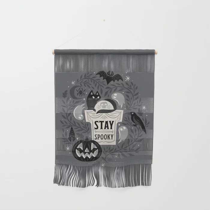 Stay Spooky Wall Hanging por There Will Be Cute