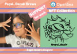 Mi hija vende sus dibujos como NFTs en OpenSea
