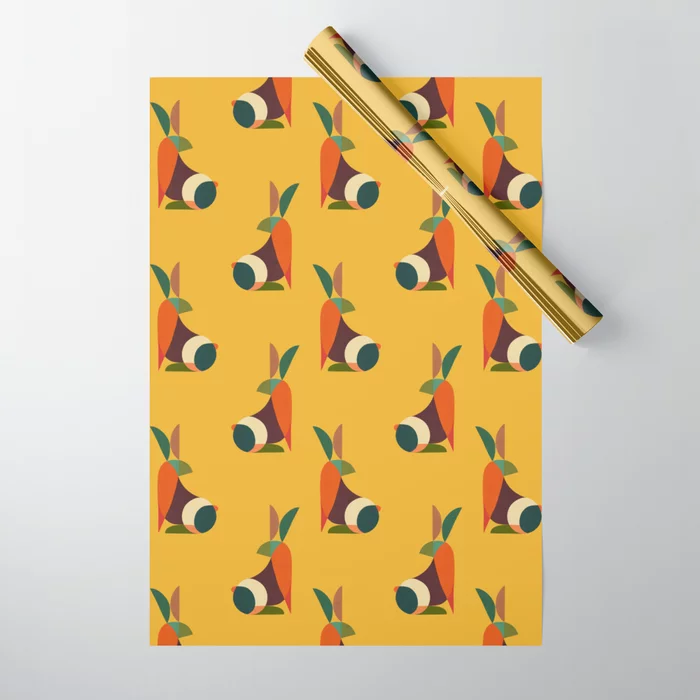 Rabbit Wrapping Paper por Picomodi 
Año del Conejo