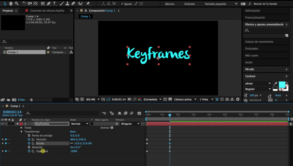 Animación - keyframes