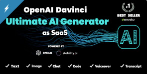 OpenAI Davinci - AI Writing Assistant and Content Creator as SaaS