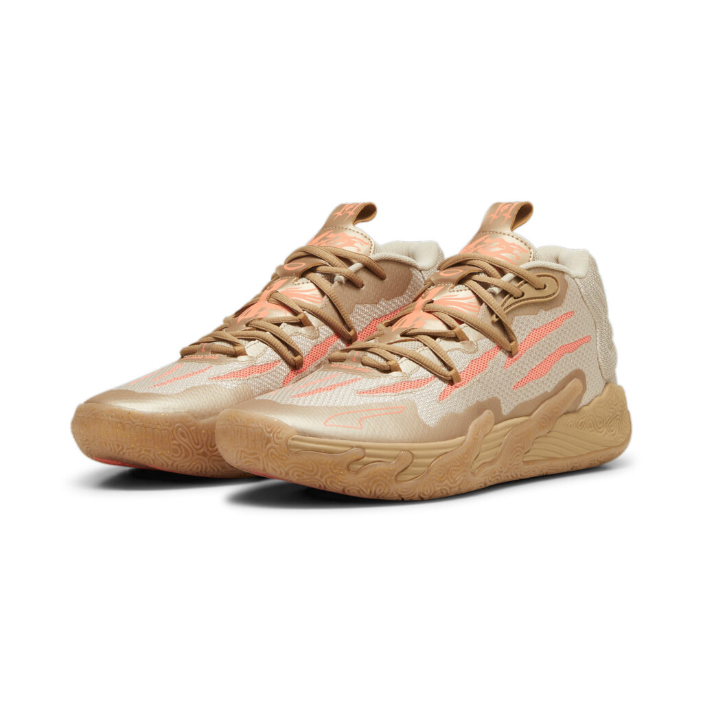 Tenis de Basquetbol MB.03 CNY en Talla 23 en Dorado