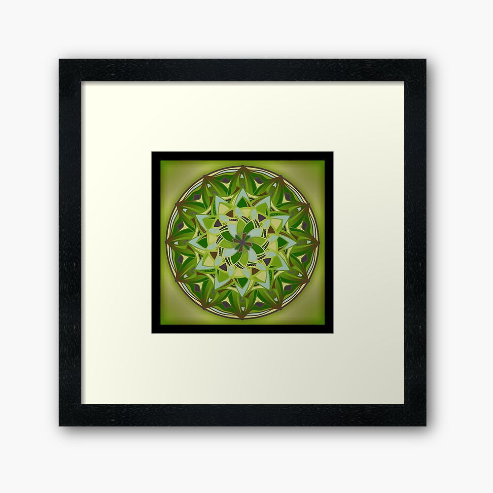 Lámina enmarcada
Mandala Green Papaya
Redbubble