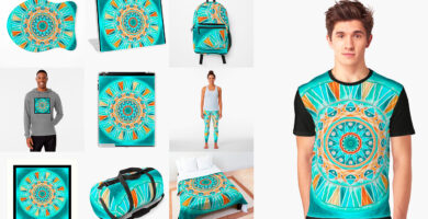 Mandala Coil para Art Prints de Redbubble