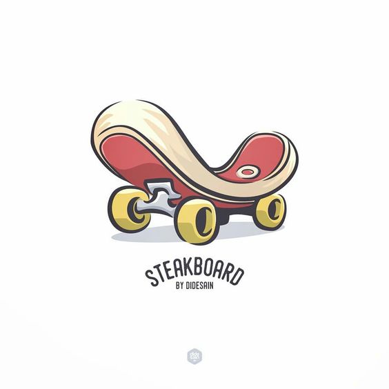 Branding inspiration-Creative logo-Vector design- clever cartoon symbol by didesainofficial