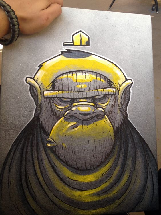 Monkey Vibes Process by MarcosMachina