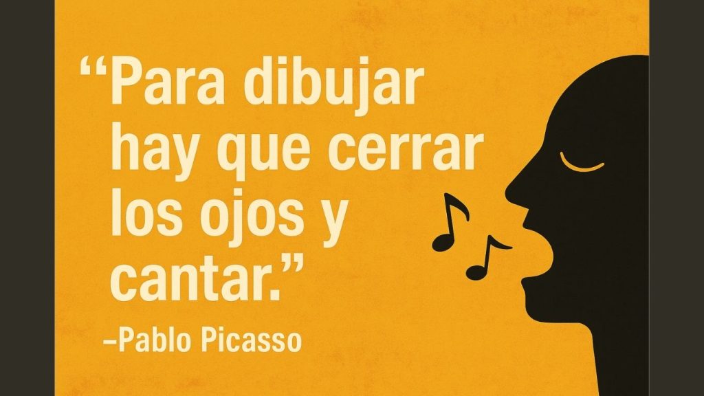 Qué hacer para dibujar según Pablo Picasso