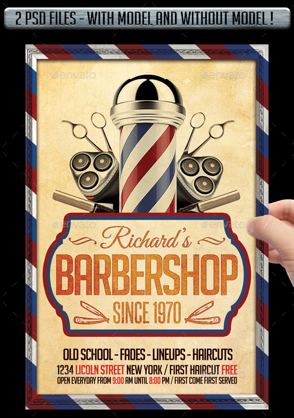 Barber Shop Flyer
by MatteoGianfreda  in Flyers