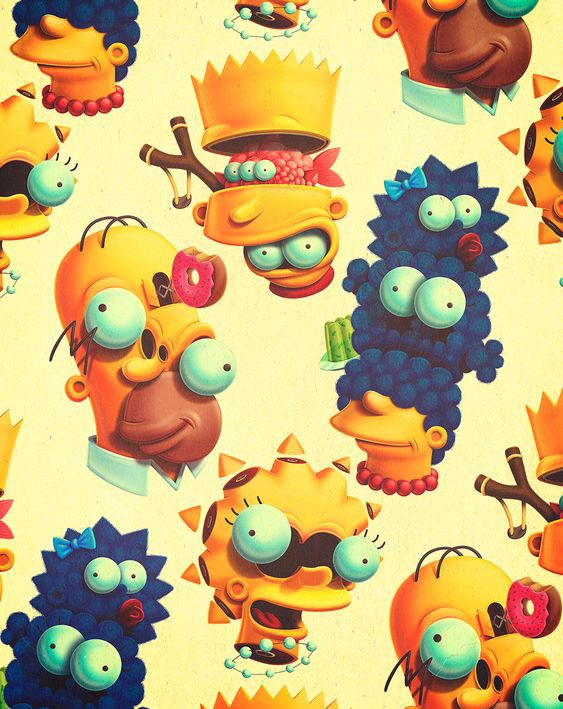 Simpsons Deconstructed by Juan Carlos Paz aka BAKEA